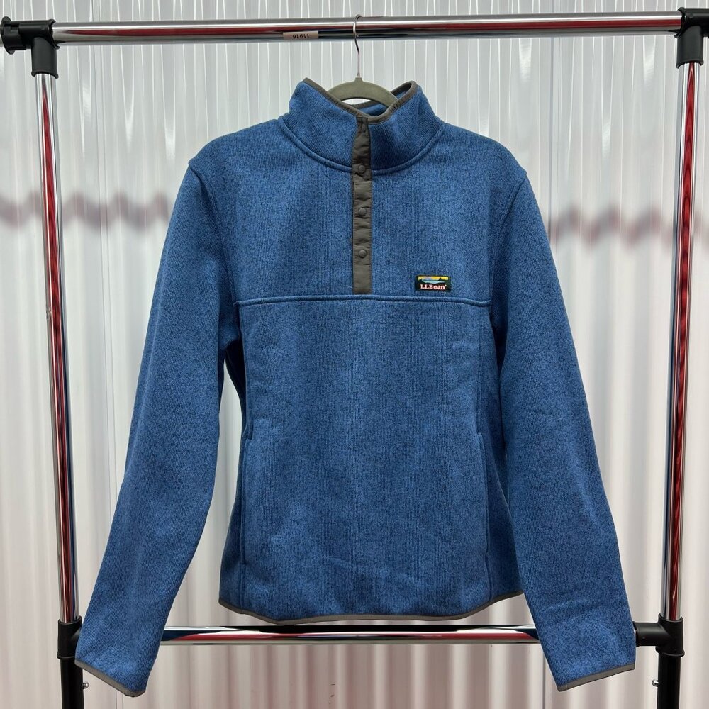 LL Bean Quarter Button-up Sweater